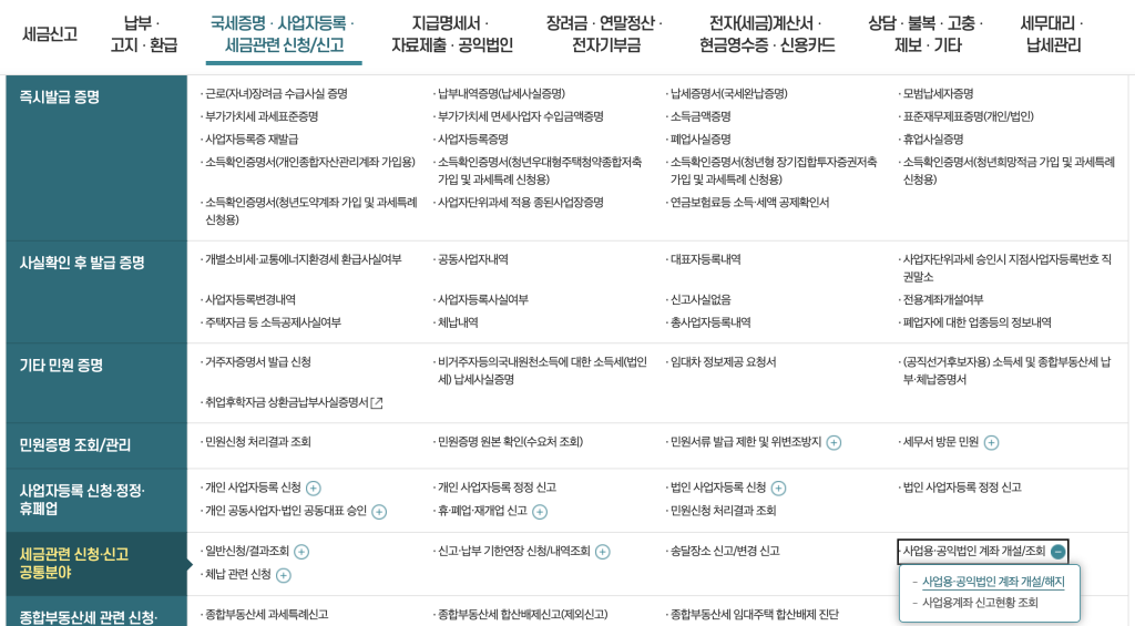 개인사업자 사업용 계좌 개설 및 신고 대상 총정리! 1 사업용 계좌 등록 방법