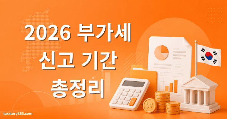 2026 부가세 신고 기간 총정리 — 사업자 유형별 일정과 방법 6 부가세 신고