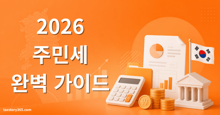 2026년 주민세 완벽 가이드 — 개인분·사업소분·종업원분 세율·납부기간 총정리 1 주민세