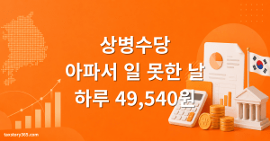 상병수당 신청 조건과 지급액 — 대기기간 7일 (2026) 3 상병수당